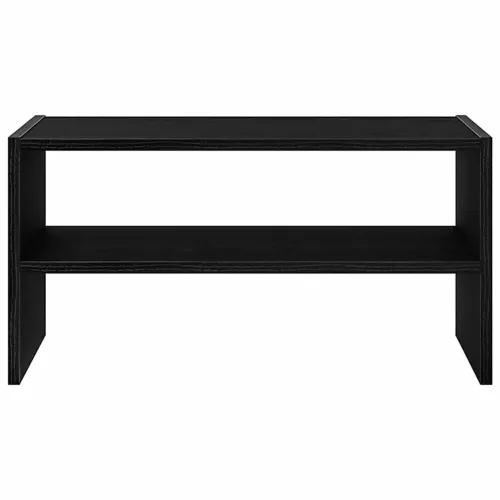  cipőtartó állvány egymásra rakható fekete tölgy 60x30x30,5 cm