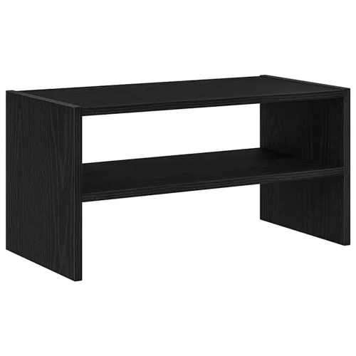  cipőtartó állvány egymásra rakható fekete tölgy 60x30x30,5 cm