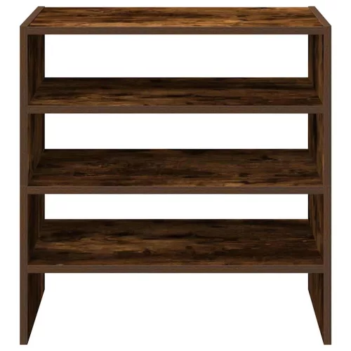  2 db füstös tölgy cipőtartó állvány halmozható 60 x 30 x 30,5cm