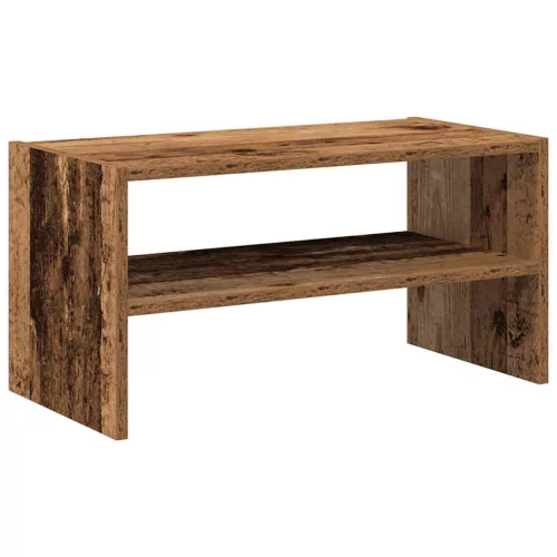  antik fa színű cipőtartó állvány halmozható 60 x 30 x 30,5 cm