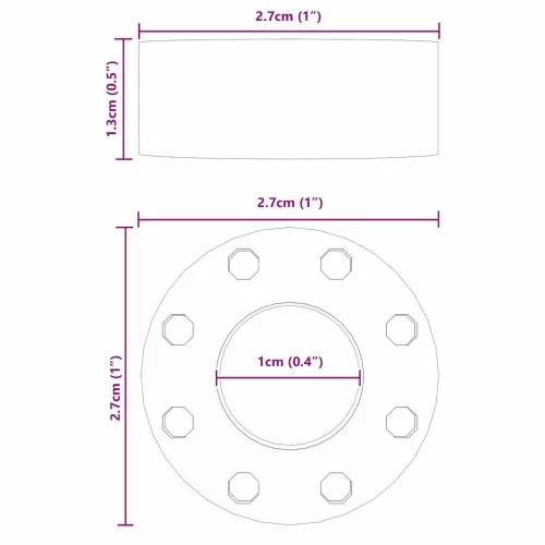  Foci asztali bumperek 16 pcs Fekete 3,3 x 2,8 x 1 cm Műanyag