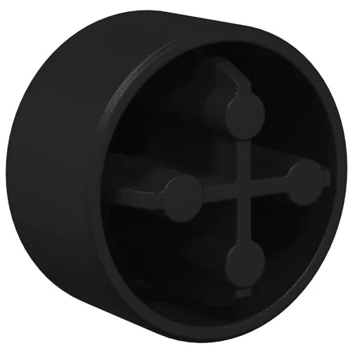  Foci Asztal Végsapkák 10 pcs Fekete 1,5 x 1,5 x 1 cm Műanyag