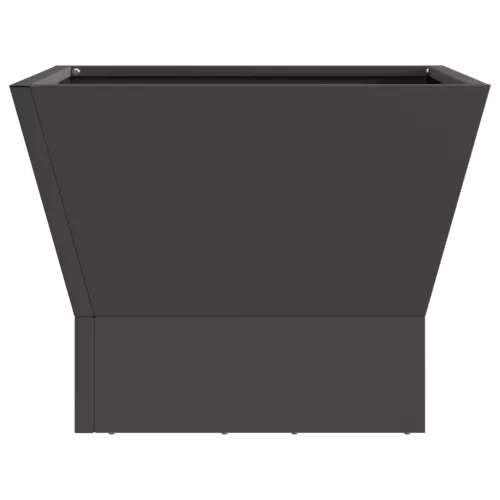  Tűzhely Négyzet Fekete 40x40x30 cm Acél