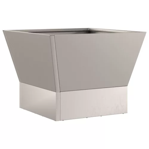  Tűzrakó Négyzet 40x40x30 cm Viharvert Acél