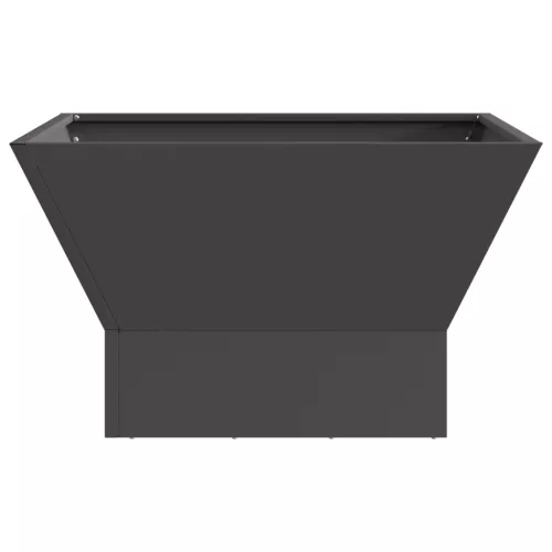  Tűzrakó Négyzet Fekete 60x60x35 cm Acél