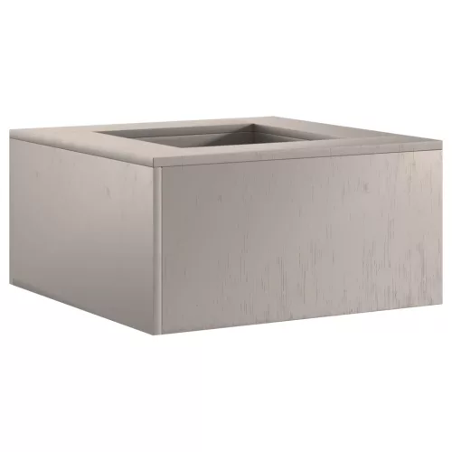  Tűzrakó H eltérítő 60x60x30 cm Időjárásálló Acél