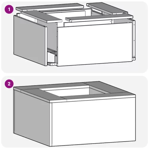  Tűzrakóhely Négyzet Fekete 80x80x40 cm Acél