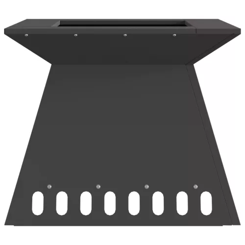  Tűzrakóhely Fekete 48x48x40 cm Acél