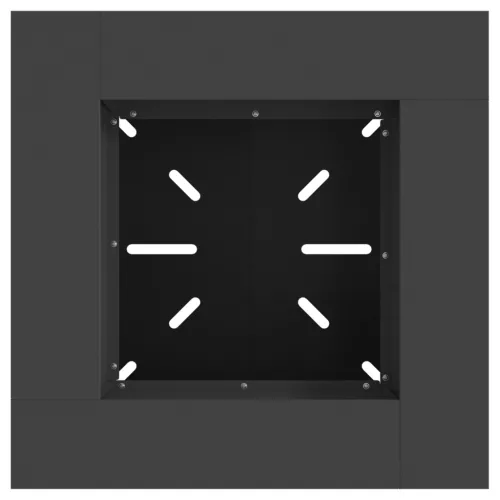  Tűzrakó Fekete 60x60x50 cm Acél