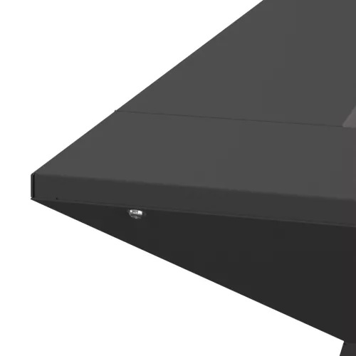  Tűzrakó Fekete 60x60x50 cm Acél