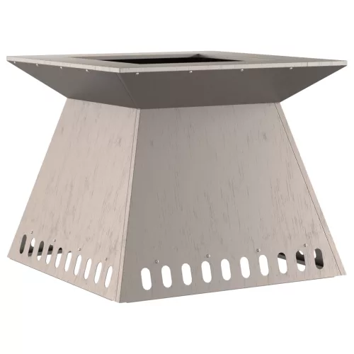  Tűzgyújtó 60x60x50 cm Viharvert Acél