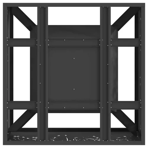  Tűzhely Négyzet Fekete 60x60x30 cm Acél