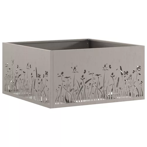  Tűzrakóhely Négyzetes 60x60x30 cm Időjárásálló Acél