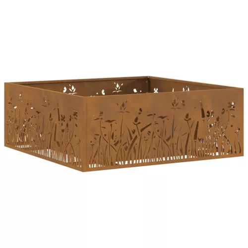  Tűzrakóhely Négyzet 80x80x30 cm Légies Acél