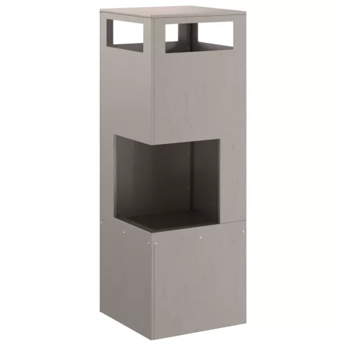  Tűzrakóhely Négyzet 35x35x100 cm Viharvert Acél