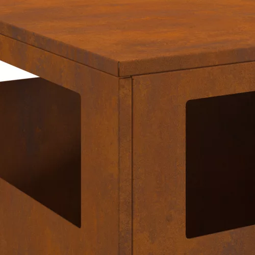  Tűzrakó 50x50x100 cm Időjárásálló Acél