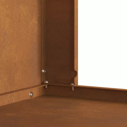  Tűzrakóhely Kéménnyel 60x40x96 cm Időjárásálló Acél