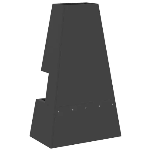  Tűzrakó Fekete 60 x 35 x 100 cm Acél