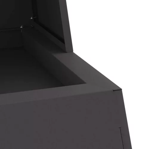  Tűzrakó Fekete 60 x 35 x 100 cm Acél