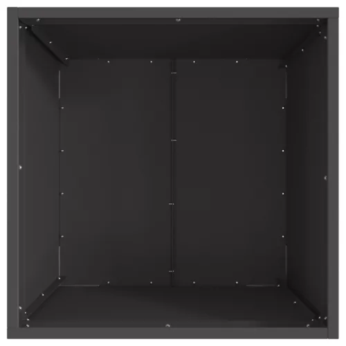  Tűzrakóhely Négyzet Fekete 50x50x30 cm Acél