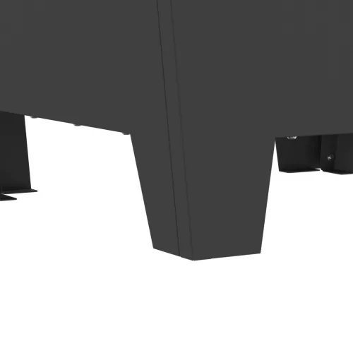  Tűzrakóhely Négyzet Fekete 50x50x30 cm Acél