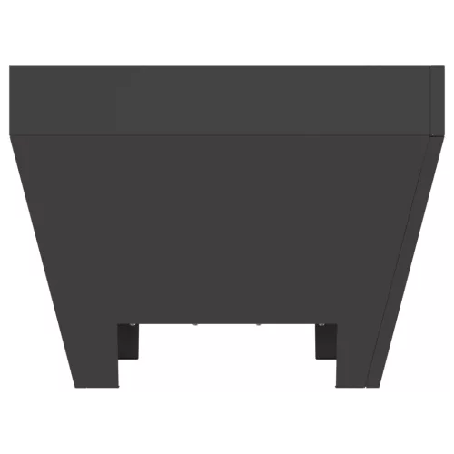  Tűzrakóhely Négyzet Fekete 50x50x30 cm Acél