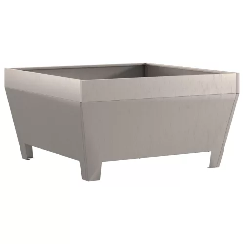  Négyzet Tűzrakó 80x80x43 cm Esőálló Acél