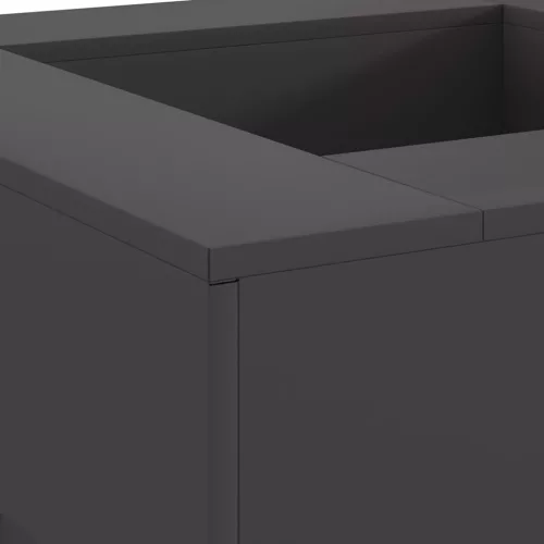  Tűzrakó Fekete 80 x 80 x 40 cm Acél