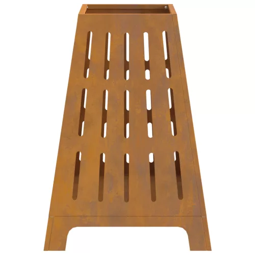  Tűzrakóhely Négyzetes 50x50x70 cm Időjárásálló Acél