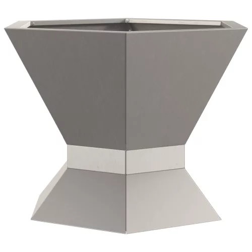  Tűzrakóhely Hatszögletű 50x50x40 cm Időjárásálló Acél