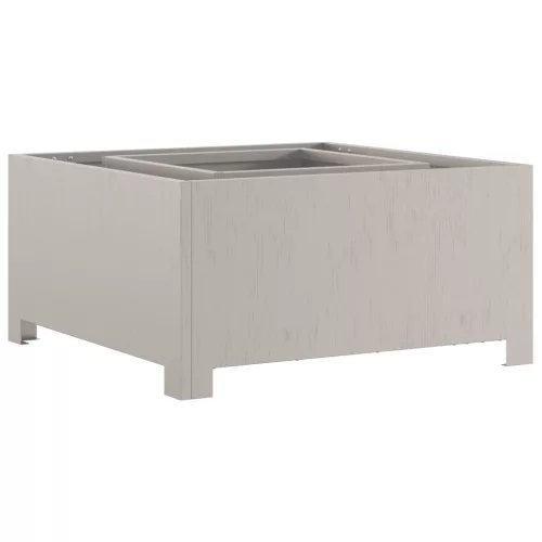  Tűzrakóhely Négyzet 60x60x30 cm Időjárásálló Acél