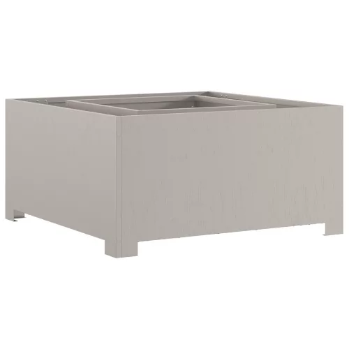  Tűzrakóhely Négyzet 80x80x40 cm Viharvert Acél