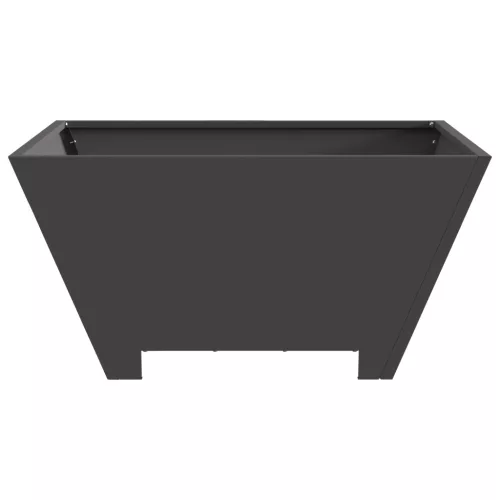  Tűzrakóhely Négyzet Fekete 60x60x30 cm Acél