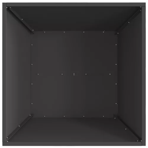  Tűzrakóhely Négyzet Fekete 60x60x30 cm Acél