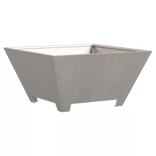  Tűzrakóhely Négyzetes 60x60x30 cm Viharvert Acél