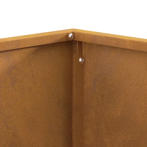  Tűzrakóhely Négyzetes 60x60x30 cm Viharvert Acél