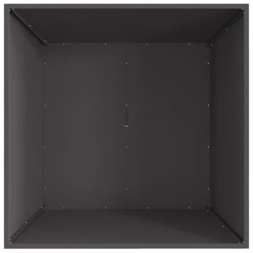  Tűzrakóhely Négyzet Fekete 80x80x40 cm Acél