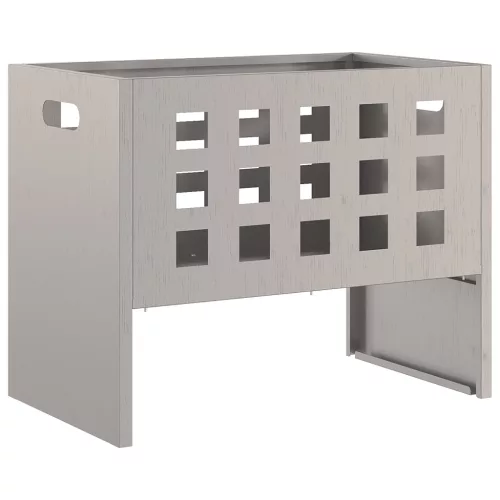  Téglalap alakú Tűzrakó 50x30x40 cm Időjárásálló Acél