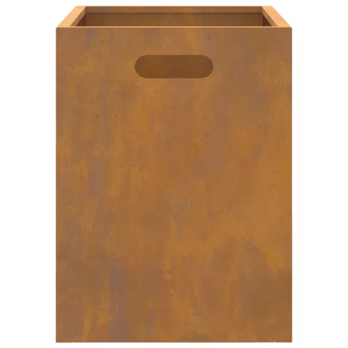  Téglalap alakú Tűzrakó 50x30x40 cm Időjárásálló Acél