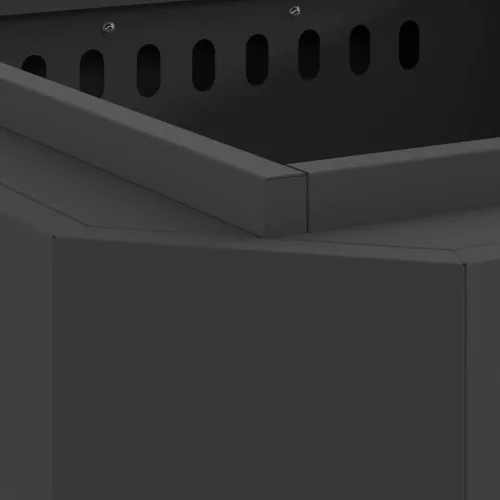  Füstmentes Tűzhely Fekete 58 x 58 x 51 cm