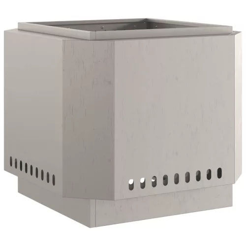  Füstmentes Tűzhely Barna 58 x 58 x 51 cm Időjárásálló acél