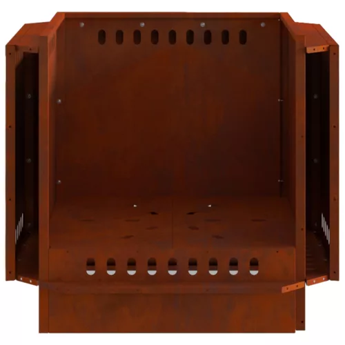  Füstmentes Tűzhely Barna 58 x 58 x 51 cm Időjárásálló acél