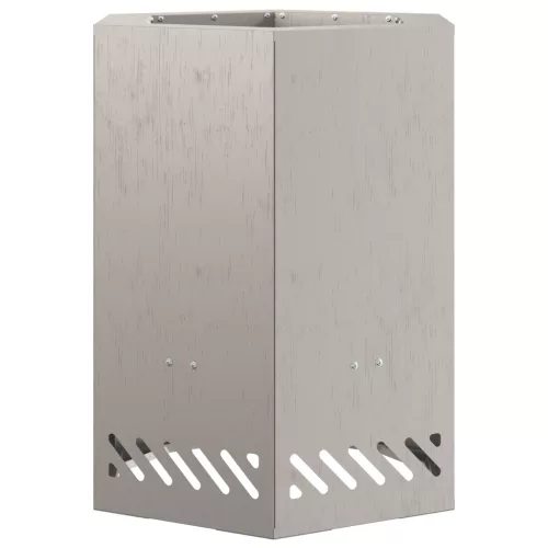  Füstmentes Tűzrakóhely Hatszögletű 38x38x51 cm Időjárásálló Acél