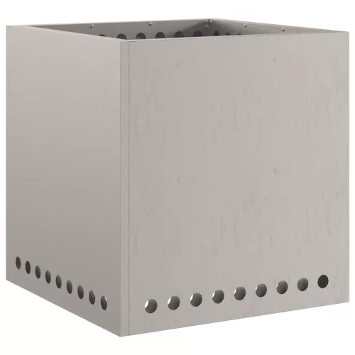  Füstmentes Tűzrakóhely Négyzetes 48x48x50 cm Időjárásálló Acél