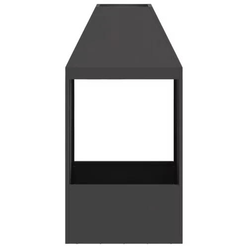  Tűzrakóhely Fekete 50x50x100 cm Acél