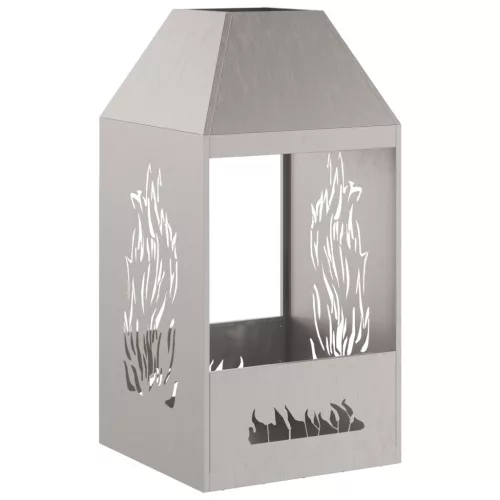  Tűzrakó 50x50x100 cm Esőálló Acél