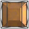  Tűzrakóhely Négyzetes 80x80x40 cm Időjárásálló Acél