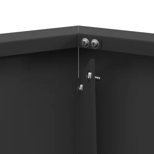  Tűzrakóhely Hatszögletű Fekete 100x100x28 cm Acél