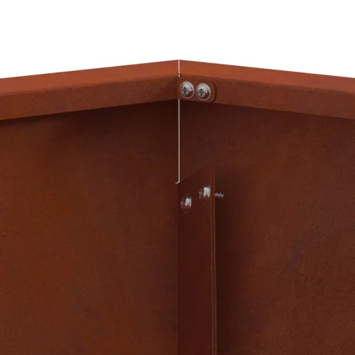  Tűzrakó Barna 100 x 100 x 28 cm Időjárásálló acél