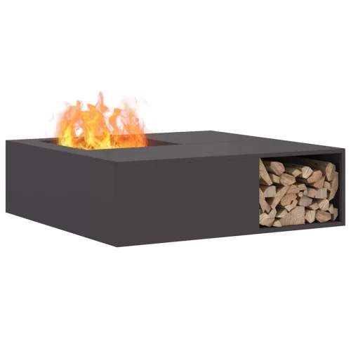  Tűzrakó Fekete 100 x 100 x 30 cm Acél